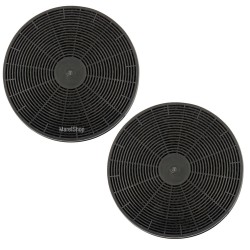 Filtri in Carbone 2 Pezzi per Cappa Silverline CF110 Diametro Esterno 175 mm CF110