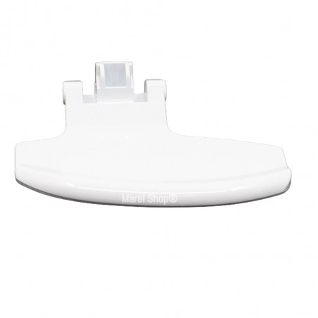 Maniglia Maniglietta Bianca per Chiusura Porta Lavatrice Candy Hoover Zerowatt 41021016
