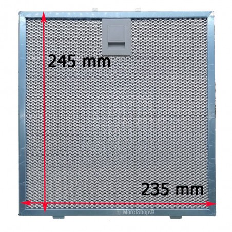 Filtro Alluminio per Cappa Falmec 235 x 245 x 8mm 101079900