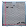Filtro Alluminio per Cappa Falmec 235 x 245 x 8mm 101079900
