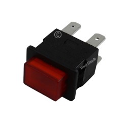 Interruttore per accensione rosso bipolare per Vaporella Polti M0006009