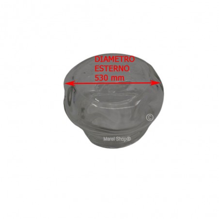 Vetro Copertura per Lampada Lampadina Forno Whirlpool Ignis 481245028007