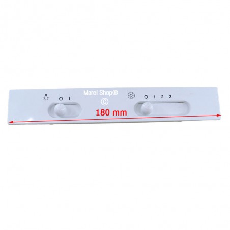 Pulsantiera Cruscotto Pannello Comandi senza Interruttore Lunghezza 180 mm per Cappa Elica CU1FTA