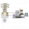 Condensatore filtro antidisturbo 0,1 MF con staffa universale Ariston Indesit C00143383