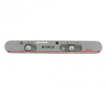 Pulsantiera cruscotto pannello comandi interruttore lunghezza 21 cm per cappa Elica CU008A