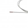 Cavo Alta Temperatura Silicone Ricoperto con Vetrotex Sezione 1,5 mm Venduto a Metro 14705001