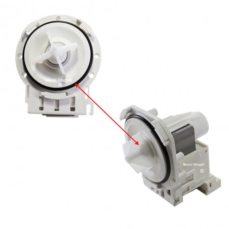 Pompa di Scarico per Lavatrice Electrolux Zanussi Rex 1327320204