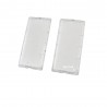 Plafoniera Copertura Lampada 2 Pezzi 10,2 cm x 4,8 cm per Cappa Faber Franke Whirlpool 133.0599.410