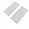 Plafoniera Copertura Lampada 2 Pezzi 10,2 cm x 4,8 cm per Cappa Faber Franke Whirlpool 133.0599.410