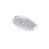 Plafoniera Ovale 5,5 x 11 cm Copertura Lampada Diffusore Luce per Cappa Elica PLA0023131A